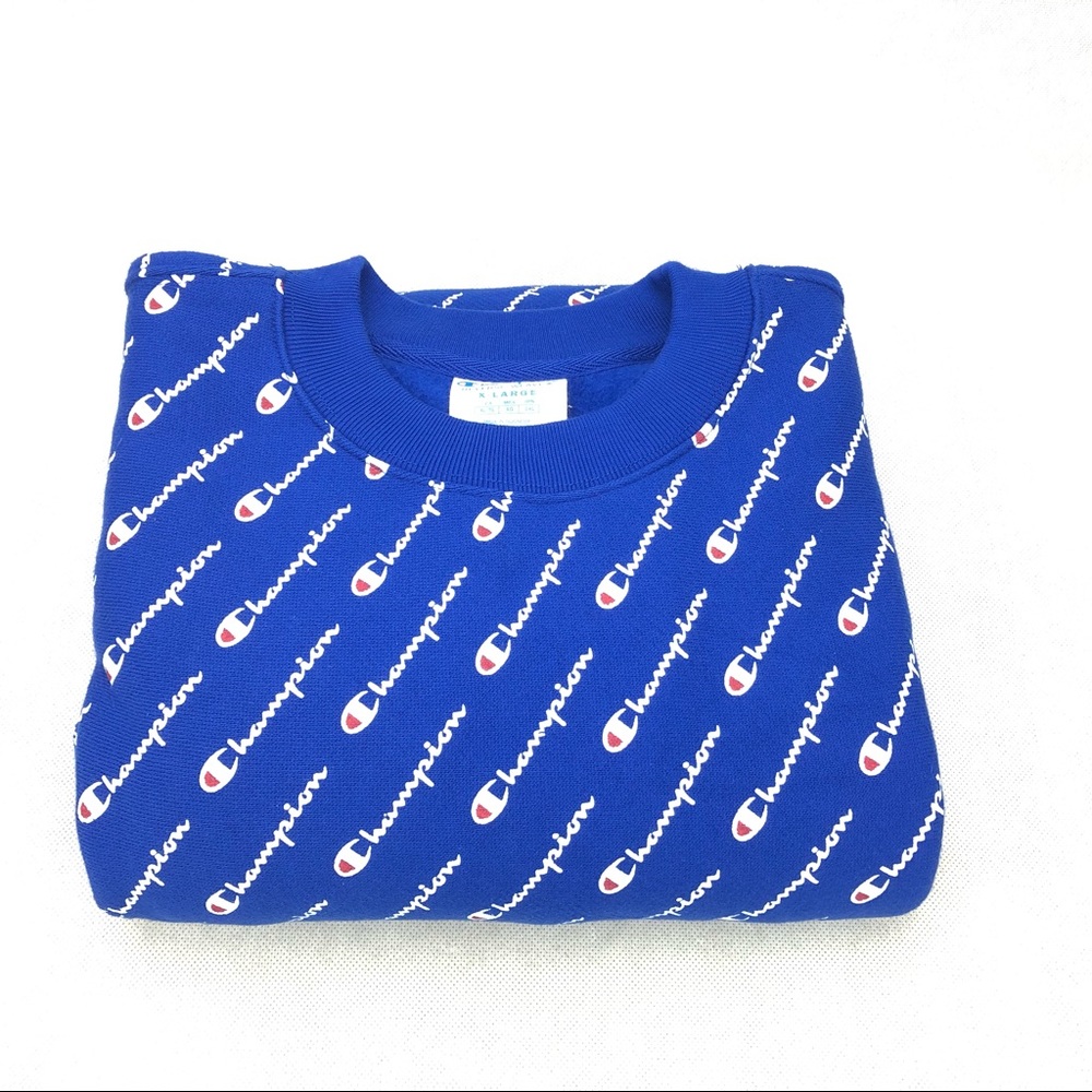 Champion Crewneck Reverse Weave All Over Print XL - Picture 2 of 6
